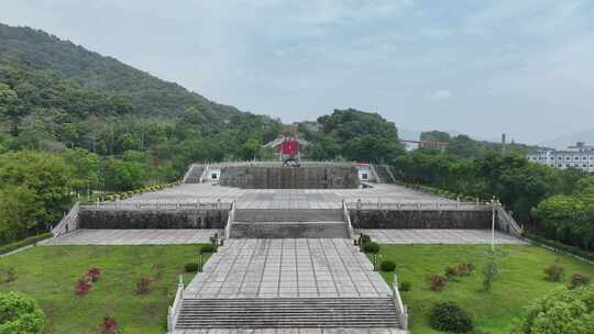 福建省漳州市南靖麒麟山公园航拍