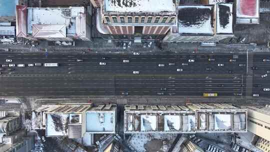 哈尔滨道里区友谊路航拍