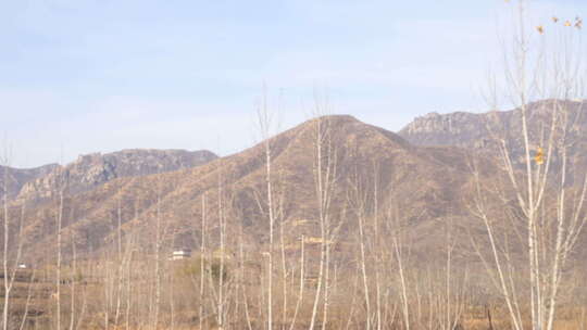 风景 沿途 高速公路 大山 秋天