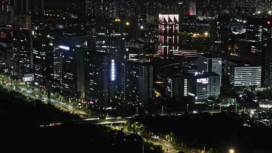 杭州下沙新加坡产业园夜景