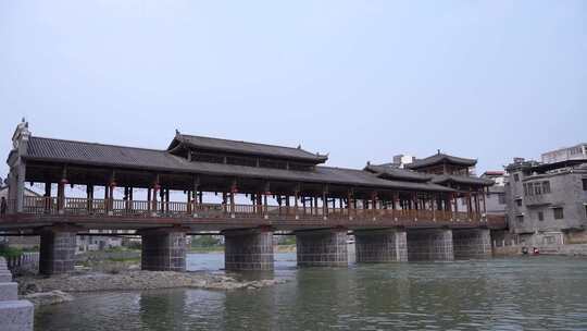 古建筑复古风雨桥