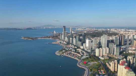 青岛浮山湾青岛城市全景