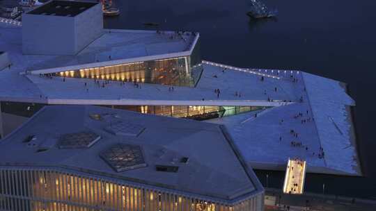 奥斯陆，挪威，无人机，屋顶
