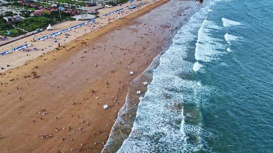 青岛金沙滩海水浴场