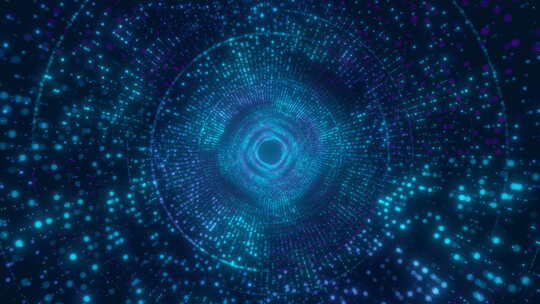 蓝色数据通道的动画