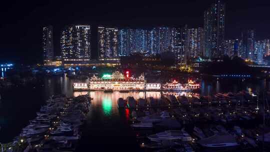 香港夜景 香港维多利亚港