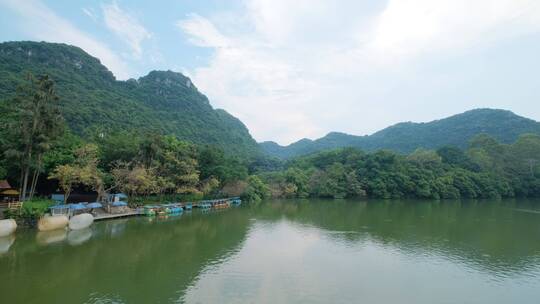 广西柳州山水龙潭公园风景