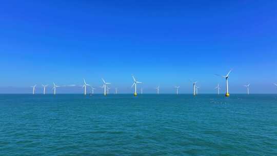 风电 风机 风场 海上新能源 海岛风力发电