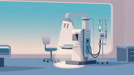医院医疗设备场景动画