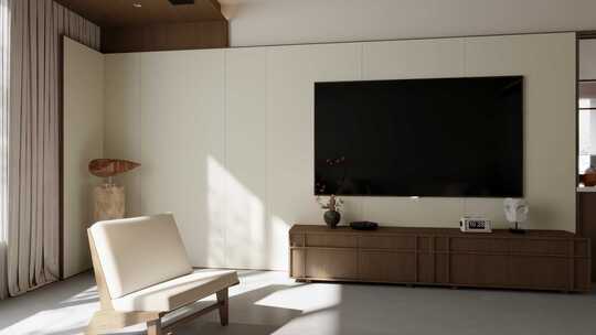 三维客厅 室内装修 室内漫游动画镜头