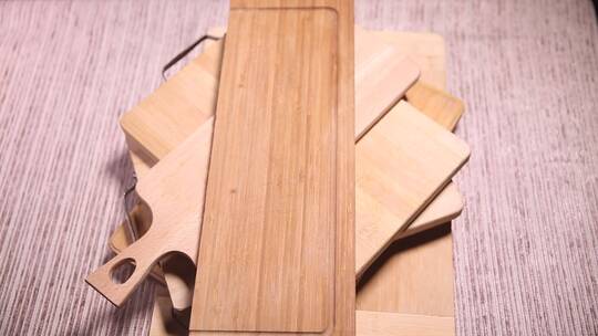 各种木质的菜板案板 (8)视频素材模板下载