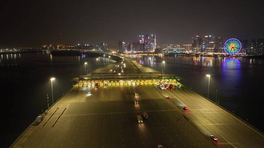 深圳欢乐港湾摩天轮夜景