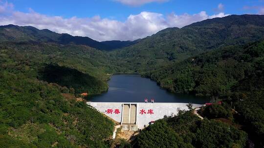 五指山新春水库 4K航拍