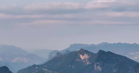 航拍贵州羊场乡格所河大峡谷风光