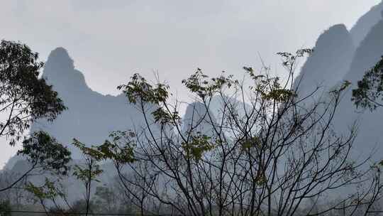 桂林阳朔/自然山水/山峦叠嶂/4KHD