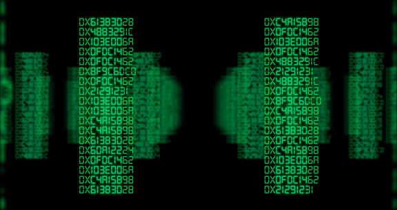 黑客数字B02数字密码 闪烁 数字屏幕