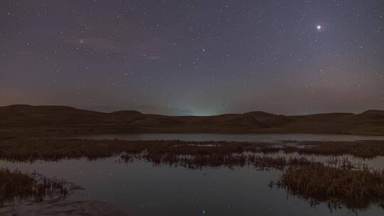 云南大山包景区星空银河视频素材模板下载