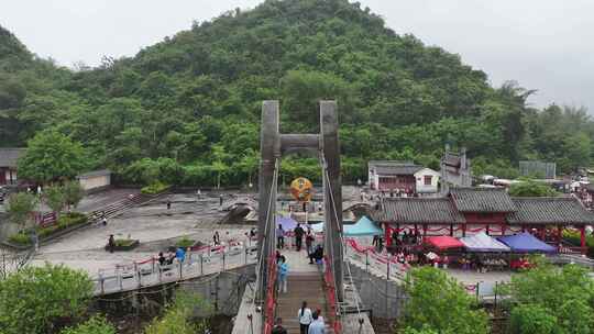 刘三姐故里景区航拍