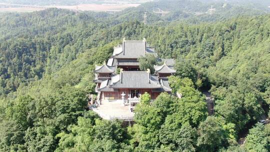 旅游景区湖南湘潭昭山风景区4A景区航拍