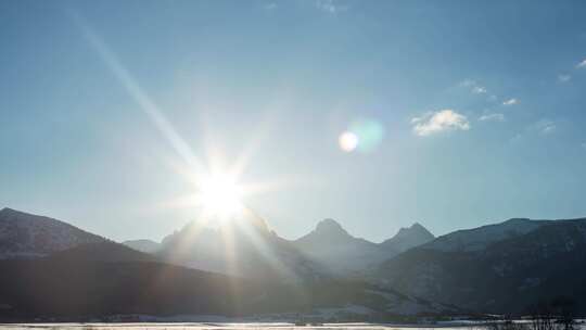 大提顿，山脉，国家公园，雪