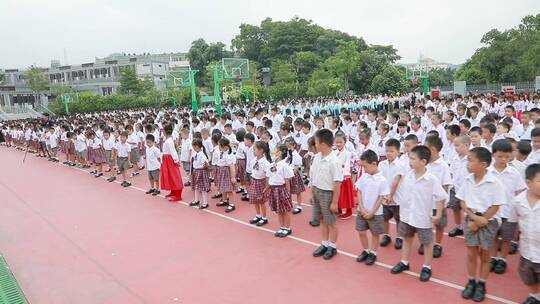 运动会上表演节目拍摄