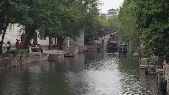 浙江湖州南浔古镇江南水乡风景