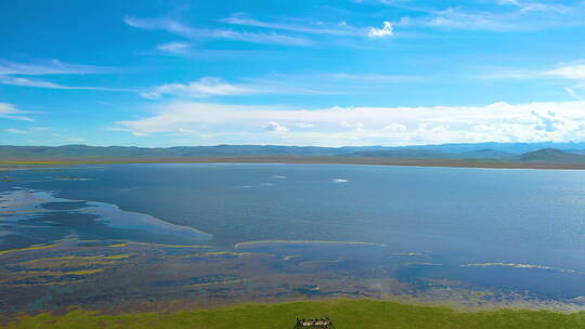 甘南碌曲尕海湖夏季4K航拍