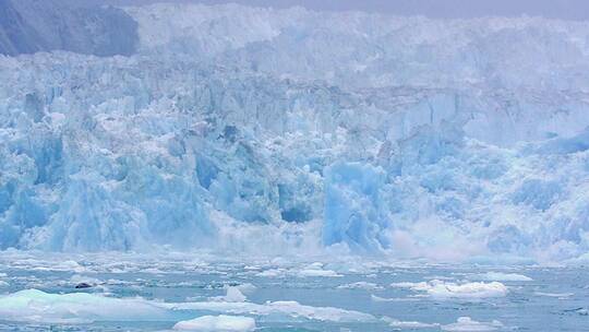阿拉斯加冰川融化视频视频素材模板下载