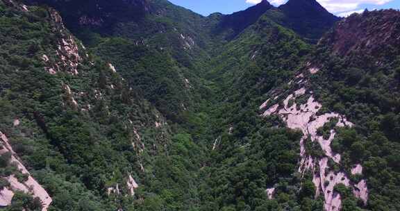 密云云蒙山风景区航拍4K风光视频