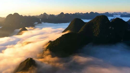 壮丽山河云海景观