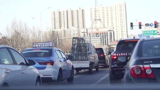 公路 马路 行驶 车流 汽车 驾驶 移动