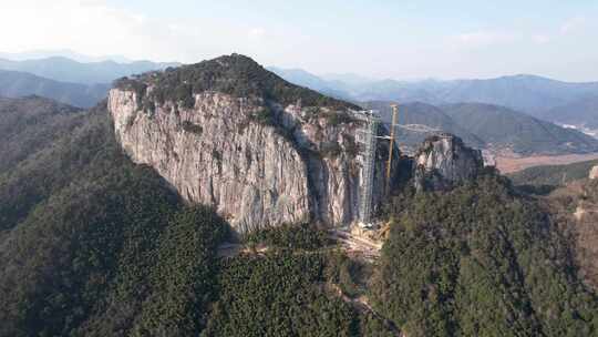 浙江宁波象山灵岩山航拍