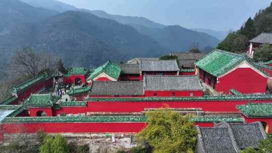 湖北武当山景区太子坡文化古迹旅游