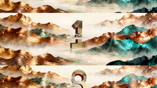 中国风倒计时开场视频高清AE视频素材下载