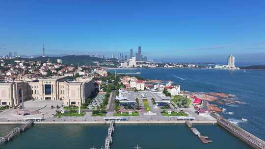 青岛中国人民解放军海军博物馆航拍