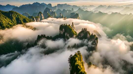 山间云海壮美景观