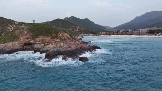 深圳海岸礁石航拍