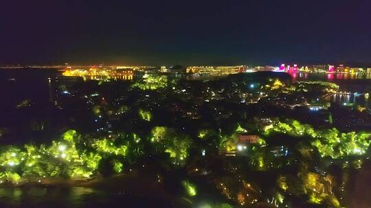 鼓浪屿夜景视频素材模板下载