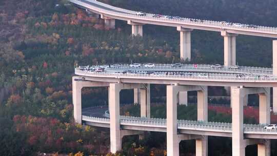 太原天龙山网红公路桥