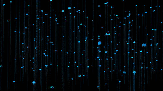 带通道 5g科技图标元素视频素材模板下载