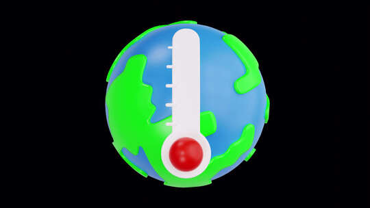 3D动画全球变暖|阿尔法频道