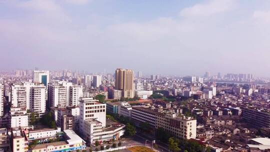 广东省揭阳市城市风光航拍视频素材模板下载