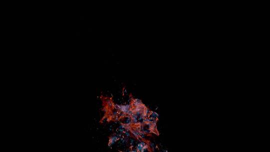 火焰烟雾粒子魔法特效背景元素 (132)