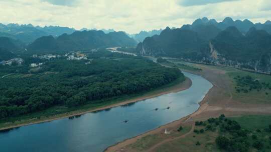 桂林乌桕滩旅游风光