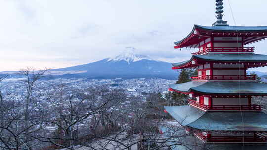 日本富士山美景