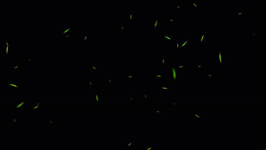 竹叶飘落带通道