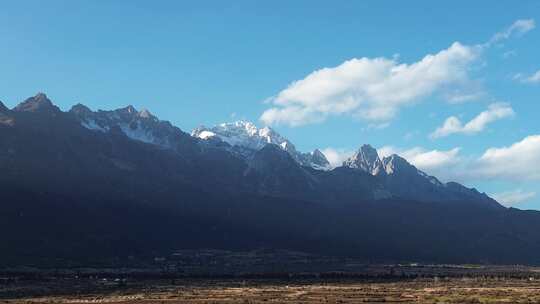 秀色丽江——玉龙雪山视频素材模板下载