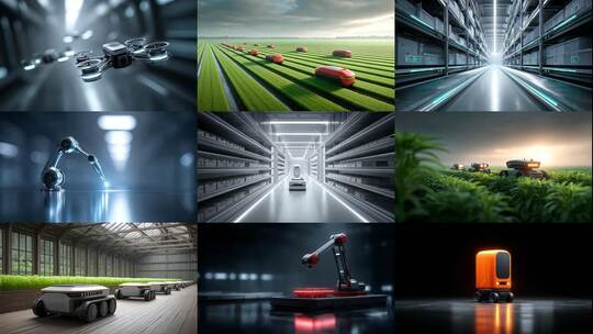 未来工业自动化 机器人技术革新高清在线视频素材下载