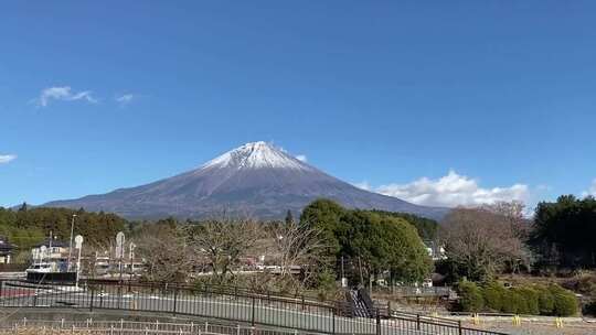 雪山的低角度拍摄