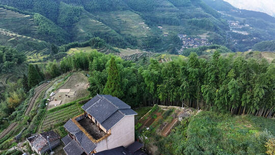 云和七星墩梅竹梅九村乡村旧舍航拍合集